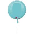 Anagram 18 in. Robins Egg Blue Round Balloon, 5PK 52323